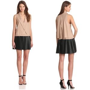 Tracy Reese Silk Dress with Pleated Skirt